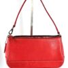 Coach Red Leather Shoulder Bag Pochette