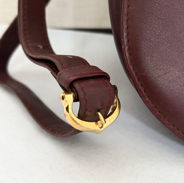 [PRE-ORDER] Cartier Vintage Burgundy Leather Bag | Authentic Pre-Owned