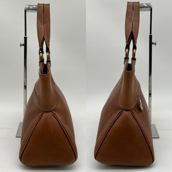 [PRE-ORDER] Vintage Cartier Marcello Tote Bag Brown Grained Leather | Authentic Pre-Owned