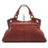 [PRE-ORDER] Cartier Marcello Handbag Brown Leather Vintage Top Handle Bag Authentic Pre-Owned