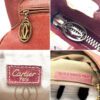 [PRE-ORDER] Cartier Marcello Handbag Brown Leather Vintage Top Handle Bag Authentic Pre-Owned