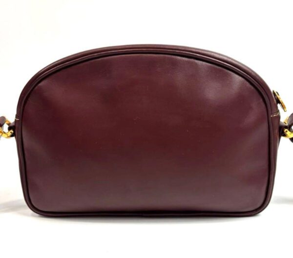 [PRE-ORDER] Cartier Must Line Burgundy Leather Crossbody Shoulder Bag Gold Hardware Authentic Pre-Owned