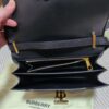 [PRE-ORDER] Burberry TB Logo Small Calf Leather Shoulder Bag Black Authentic Pre-Owned