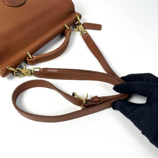 [PRE-ORDER] Vintage COACH Willis 2-Way Shoulder Bag – Brown | Authentic Pre-Owned