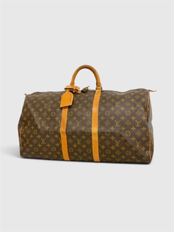 [PRE-ORDER] Louis Vuitton Monogram Keepall 55 M41424 Brown Boston Bag Authentic Pre-Owned