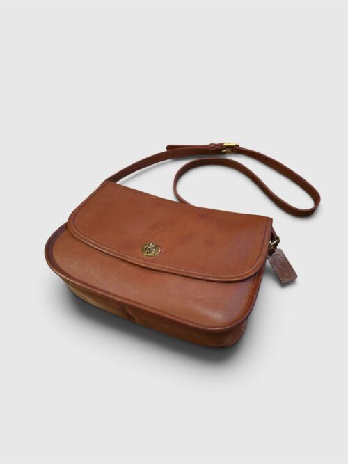 [PRE-ORDER] Authentic Vintage COACH 9790 TAN Old Coach Leather Shoulder Bag – Made in USA