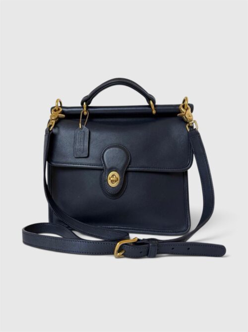 [PRE-ORDER] Vintage Coach Willis Bag 9927 Black USA Made 2-Way | Authentic Pre-Owned