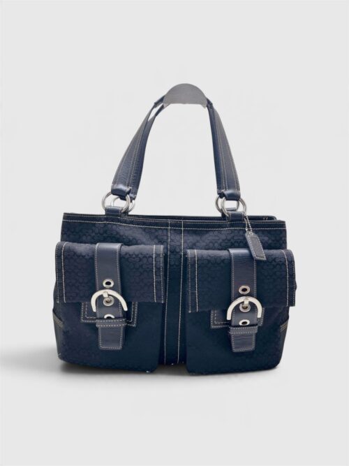 [PRE-ORDER] Coach Soho Mini Signature Tote 6427 Black | Authentic Pre-Owned