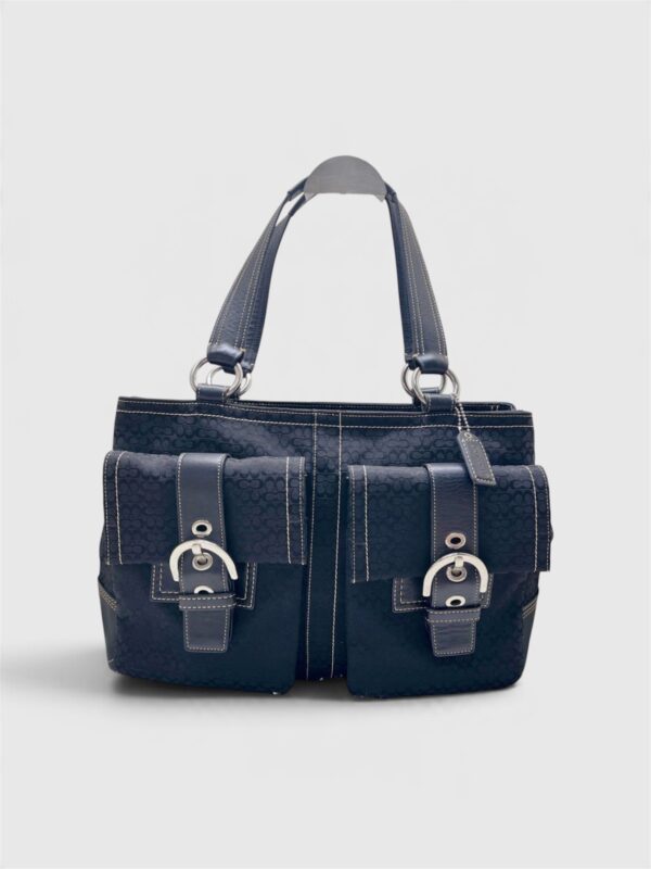 [PRE-ORDER] Coach Soho Mini Signature Tote 6427 Black | Authentic Pre-Owned