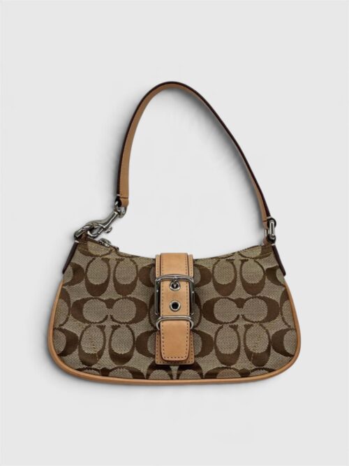 [PRE-ORDER] Coach Signature Canvas Mini Handbag Buckle Design | Authentic Pre-Owned