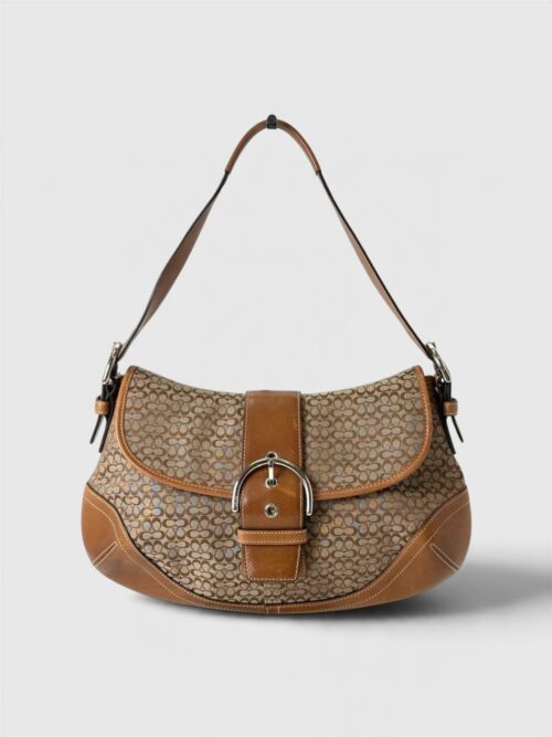 [PRE-ORDER] Coach Soho Mini Signature Shoulder Bag Y2K Brown | Authentic Pre-Owned