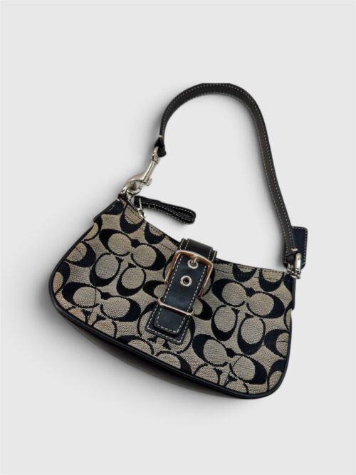 [PRE-ORDER] COACH SOHO Signature Shoulder Bag 6362 Blue | Authentic Pre-Owned